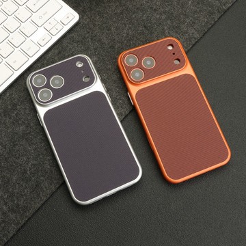 官方同款科技  織物磁吸秒變 大視窗內置磁吸  手機殼適用於iPhone  17 16 15 14 Promax防摔殼