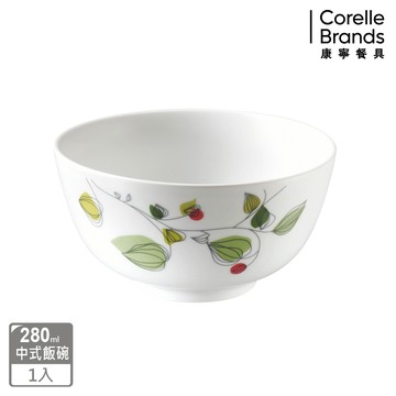 【美國康寧 CORELLE】綠野微風中式飯碗
