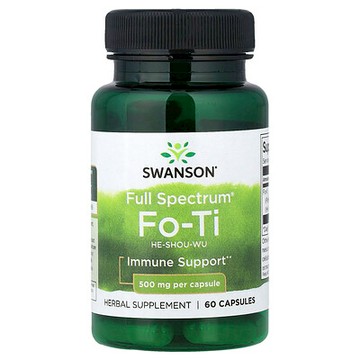 Swanson, 多面® 何首烏，500 毫克，60 粒膠囊