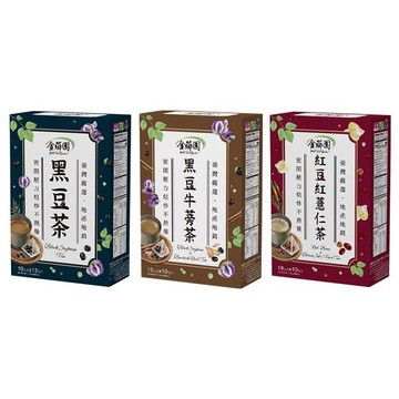 金薌園 本產 黑豆茶／黑豆牛蒡茶／紅豆紅薏仁茶(1盒入) 款式可選【小三美日】DS010136