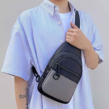 背包 側背包 斜背包 男生包包 胸包 牛津布腰包 單肩包 尼龍包 運動腰包 休閒包 小包包 男包 419