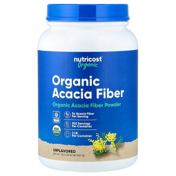 Nutricost, 有機阿拉伯樹膠粉，原味，32.4 盎司（907 克）