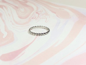 甜甜蜜蜜  甜甜圈 925手工銀戒