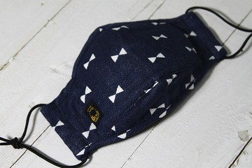 安心防疫【Gi LAI】立體布口罩 / 牛仔二重紗 / 可放濾材