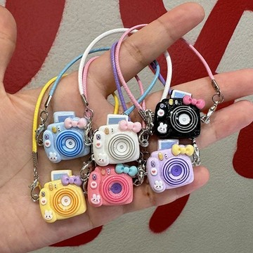 台灣出貨 Labubu拉布布挎包相機自嘲熊10cm棉花娃娃配件bjd微縮迷你掛件