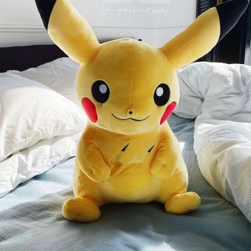 七夕送禮🎀 POKEMON X FRAGMENT 聯名 皮卡丘 藤原浩 大隻 毛絨 娃娃 44CM 送禮推薦💝 海外代購保證正版 生日禮物 情人節禮物