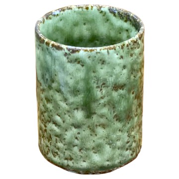 Minoya 美濃燒 手握杯 日本製造 陶瓷杯 180mL  唐津織部  1個