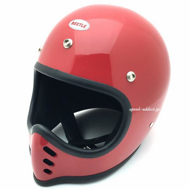 即納】OCEAN BEETLE BEETLE MTX RED/オーシャンビートルレッド赤ビンテージヘルメットbellベルmini  moto3ミニモト3star70s | LINEブランドカタログ