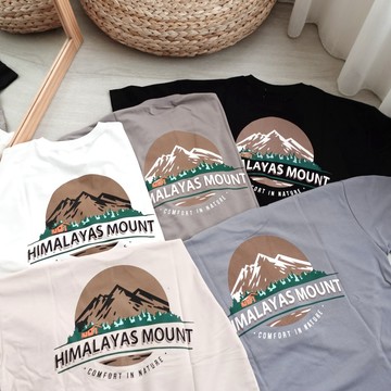 【KT USA】HIMALAYAS山脈短T 喜瑪拉雅短袖上衣 山脈短T 短袖 落肩版型 男女可穿 80049