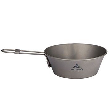 摺疊鈦碗/登山碗450ML(A1KTGZ19環保無毒/輕量耐用/登山露營/野餐餐具/鈦餐具)