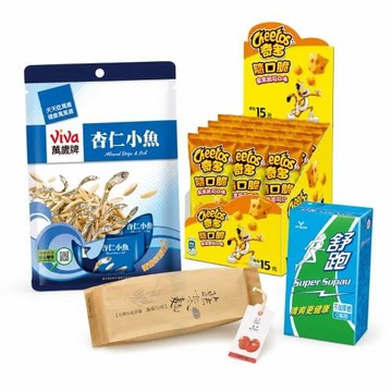 【中元普渡】福氣滿箱4件組(萬歲牌/奇多/靜思書軒/舒跑)