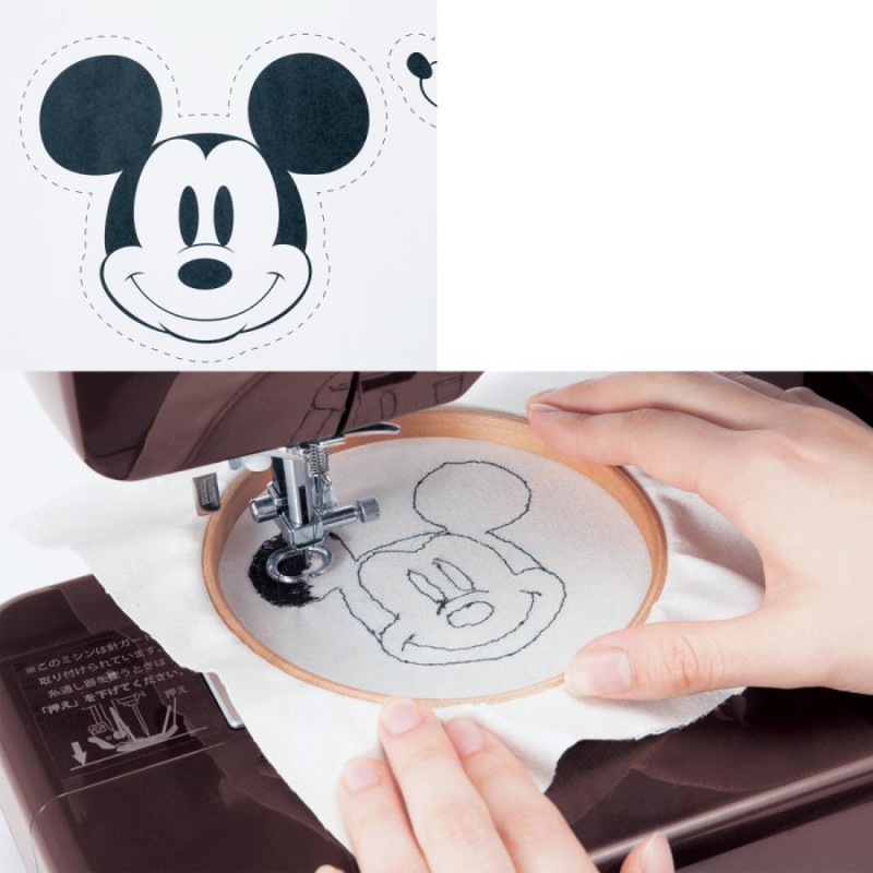 ミシン Disney ディズニー コンピューターミシン Bセット ミッキー＆ミニー くまのプーさん 刺繍 裁縫 ハンドメイド シンプル 丈直し  おしゃれ 新生活 | LINEブランドカタログ