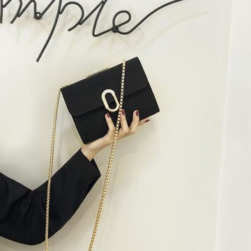 小包包女包2024新款潮洋氣時尚百搭女士單肩小方包網紅鏈條斜挎包