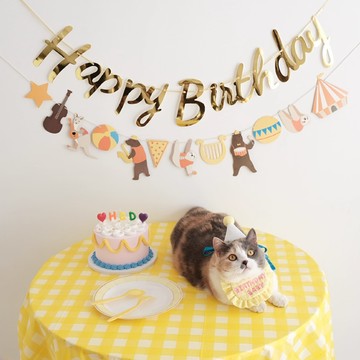 🐕‍🦺隔日到貨🐈‍⬛  貓咪生日 狗狗生日 寵物生日 貓咪生日套組 狗狗生日套組 寵物生日套組 毛孩生日佈置 毛孩衣服