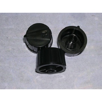 調溫器 旋鈕 半圓形 黑色