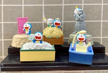 【震撼精品百貨】Doraemon_哆啦A夢~擺飾-大魔鏡系列-5入盒裝*20195