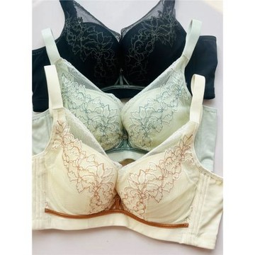 夏季新品小胸薄棉杯女內衣聚攏收副乳記憶軟鋼圈不空杯不跑杯文胸