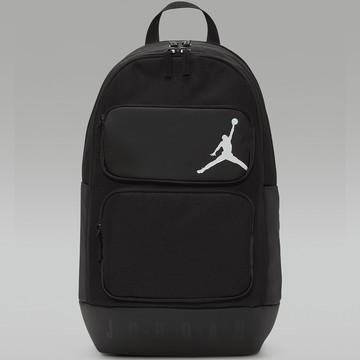 【NIKE耐吉】JORDAN喬丹 黑色 Essentials雙肩包多收納後背包書包時尚潮流包大空間15吋筆電包運動裝備包旅行後背包(JD2433005AD004) 巨蟹座生日禮物 交換禮物 女生禮物
