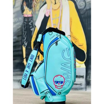 新款SWAG高爾夫球包標準球包golf裝備包多色Pu防水球包骷髏球桿包