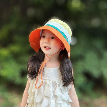 【台灣出貨】夏季兒童防曬帽女童2026新款遮陽帽寶寶帽子夏季薄款女孩太陽帽漁夫帽