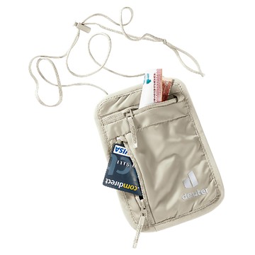 deuter SECURITY WALLET 隱藏式錢包 輕量15g 50D抗撕裂聚醯胺纖維  卡其  12x18cm