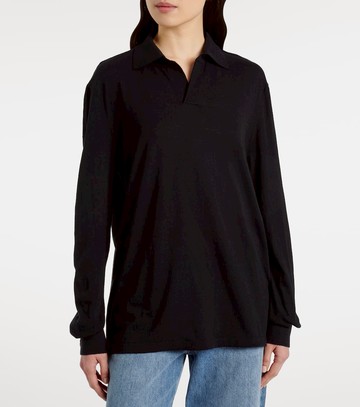 The Row Jovani silk polo shirt