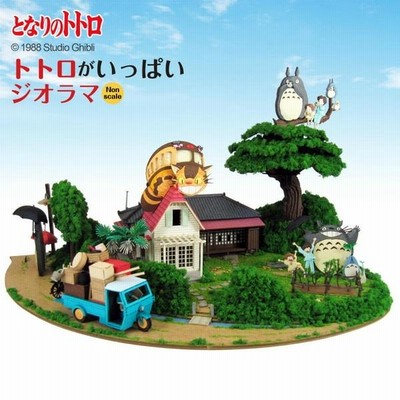 となりのトトロ みにちゅあーとキット【トトロがいっぱいジオラマ】 MK07-35 楽天市場】となりのトトロ みにちゅあーとキット【トトロが