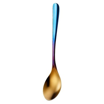 TEMPEST 純鈦義式餐具 湯匙 義式款 18.5cm  烤藍款  1支