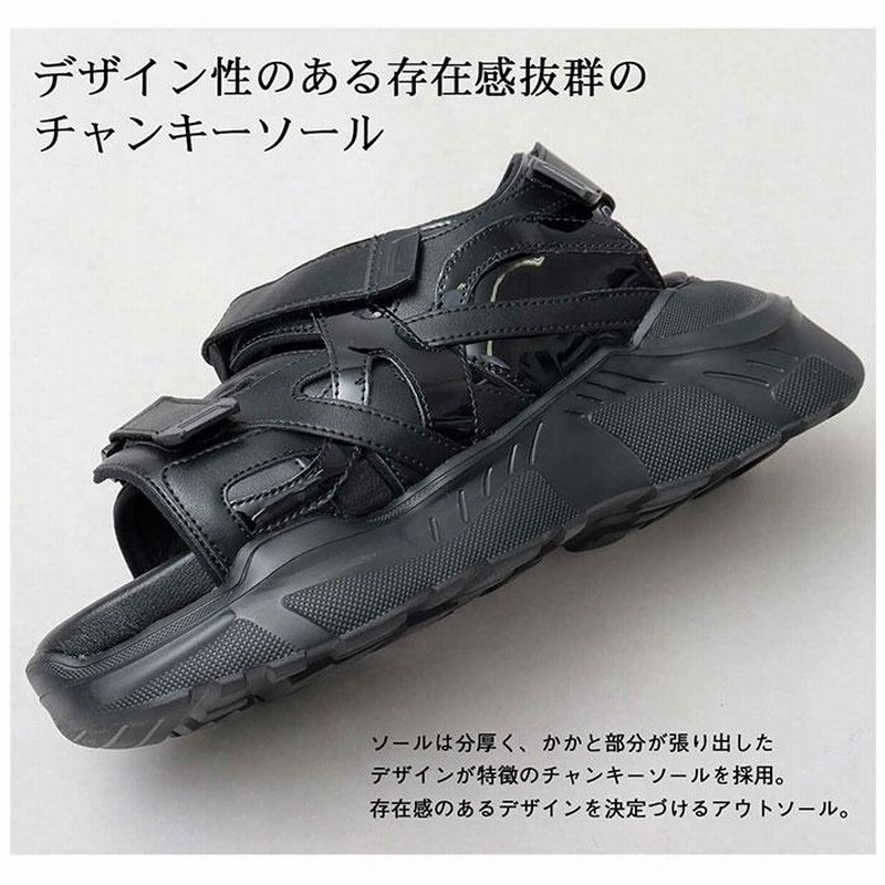 BEAXIS ブラック スポーツサンダル　LL26.5cm ブラック BEAXIS ブラック スポーツサンダル LL26.5cm ブラック - メルカリ