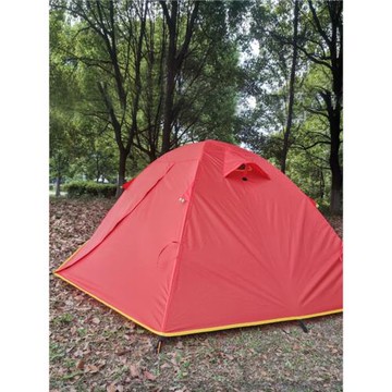 一號營地雙人雙層鋁桿超輕野營帳篷專業款防水露營三季帳篷雙開門