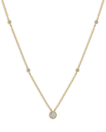 Bloomingdale's Fine Collection Diamond Solitaire Necklace in 14K Yellow Gold, 0.25 ct. t. w.