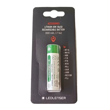 LEDLENSER 萊德雷神 18650充電鋰電池 3000mAh 3.7 Volt  1個  1入