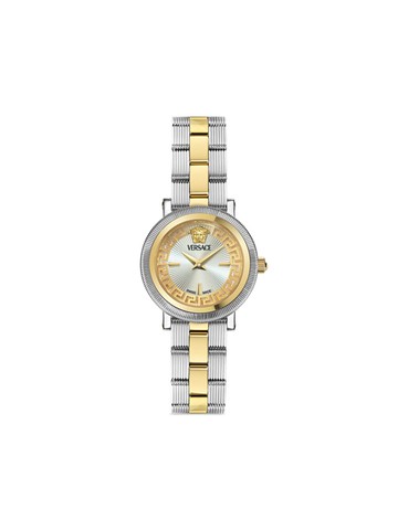 Versace - Greca Flourish 28mm - women - stainless steel/Sapphire Crystal - One Size - White
