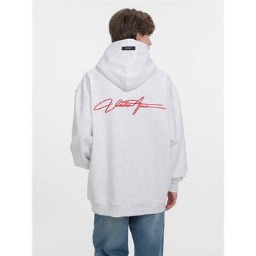 【Endweep官方店】連體字刺繡連帽重磅衛衣美式潮牌復古情侶上衣