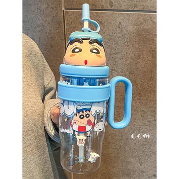 蠟筆小新水杯吸管杯2026新款女生高顏值巨無霸大容量夏季冰霸杯子