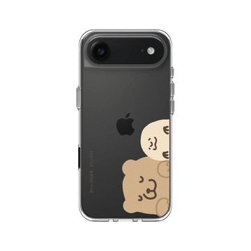 iPhone Air Clear Case（相機按鈕） 透明 - 咻咻熊 XiuXiubear - 熊與泥