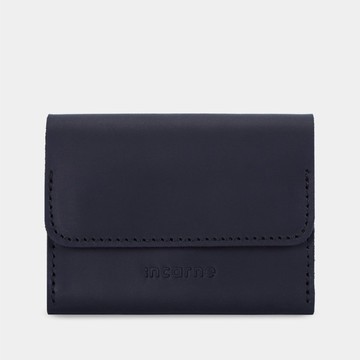 男女皆宜的極簡復古黑色皮革皮夾