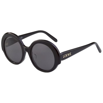 LOEWE 圓框 太陽眼鏡(黑色)LW40135F