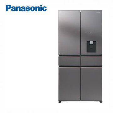 Panasonic 國際牌 650L六門變頻美式大容量對開電冰箱無邊框霧面玻璃 NR-F651PG-H1