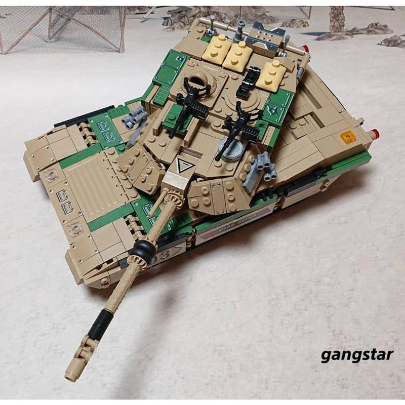 箱入り】 レゴ LEGO ブロック 互換 車 戦車 USA アメリカ M1A2