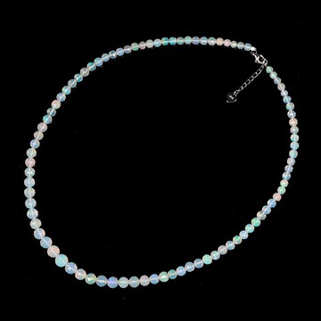 【正佳珠寶】蛋白石 頂級鑽切遊彩蛋白 10.5g 蛋白石項鍊