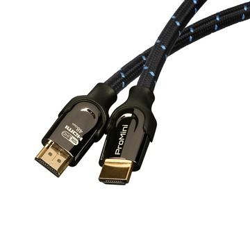 2~2.8m ProMini 10K HDMI 2.1 公對公高速高畫質傳輸線 2M~編織網線 鍍金接頭