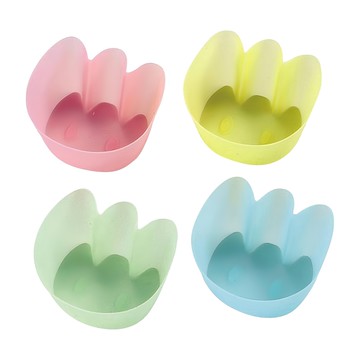 珍珠金屬矽膠分菜杯 Tulip C-3905 大號  珍珠金  1個