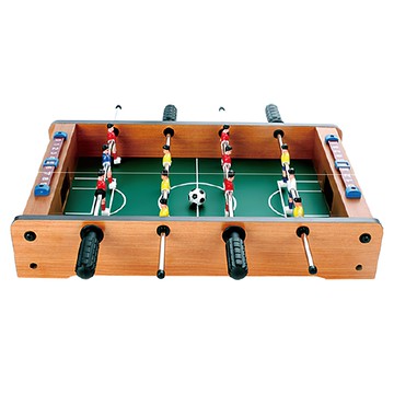 酷博士 木紋質感桌上型足球台 木紋色 兒童益智玩具  1組