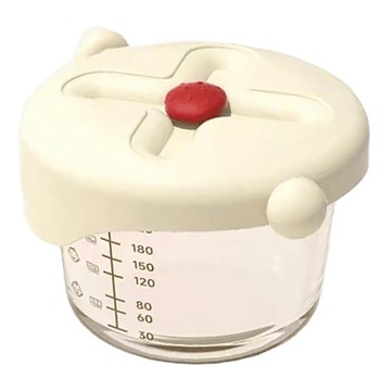 BUYPAL 嬰兒輔助食物保鮮盒  米色  1個  230ml