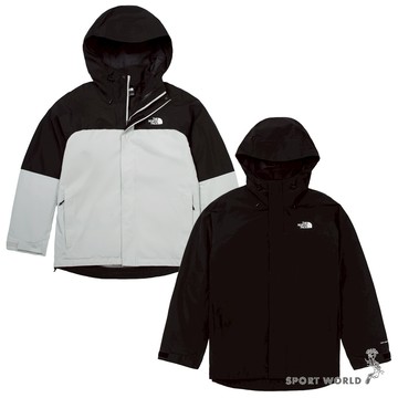The North Face 防水連帽三合一外套 男裝 抓絨【運動世界】NF0A89ZPC3F/NF0A89ZPJK3