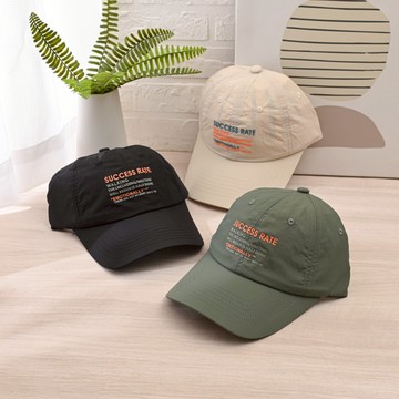 三星速乾膠印SUCCESS棒球帽-多色任選