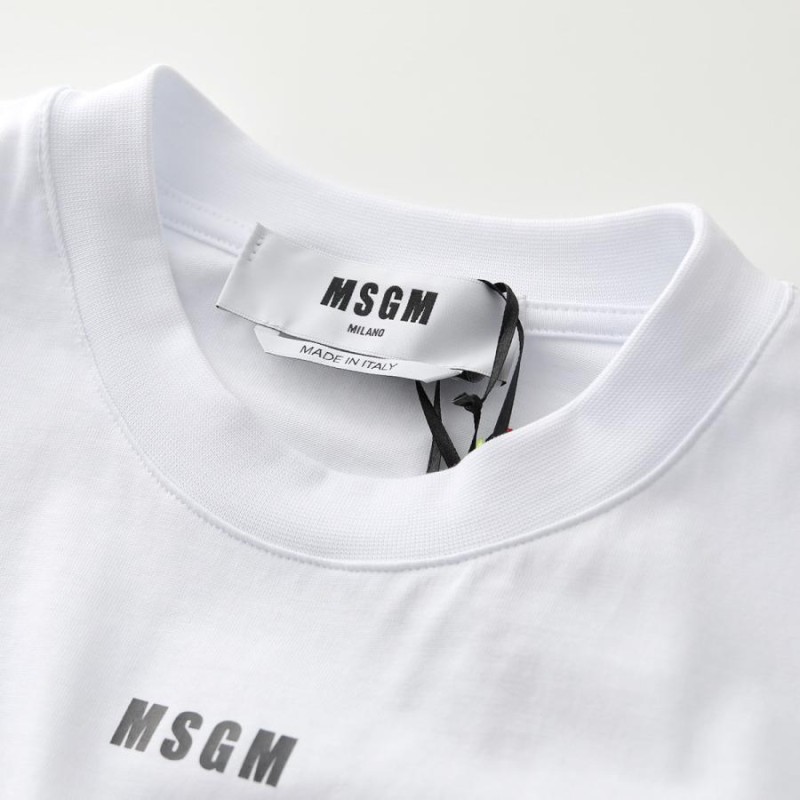 MSGM エムエスジーエム 3141MDM91 クルーネック 半袖 Tシャツ