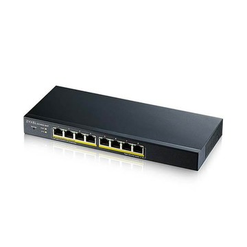 Zyxel 【ZYXEL合勤】帝網監視器 GS1900-8HP 8埠GbE智慧型網管PoE交換器 100/1000 Mbps