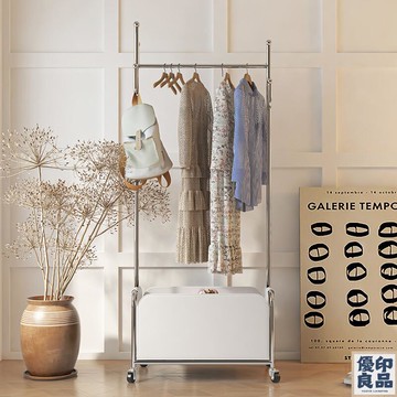 免運 衣架 衣帽架 掛衣架 北歐臥室落地掛衣架家用可移動衣帽架簡易輕奢收納客廳不銹鋼衣架 全館八折 工廠直銷 店長推薦 y5614